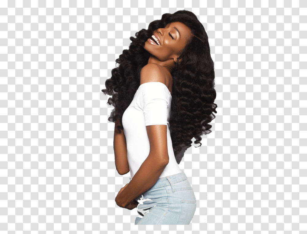 Why Heat Free Hair Black Hair Model, Person, Human Transparent Png