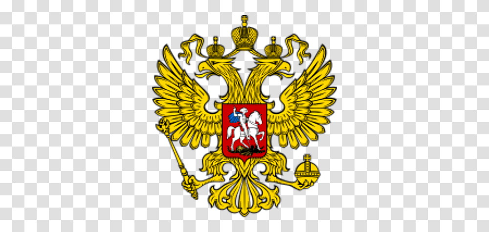 Why Is A Scary Black Bird Sometimes Pictured Russian Ministry Of Foreign Affairs Logo, Emblem, Symbol, Flyer, Poster Transparent Png