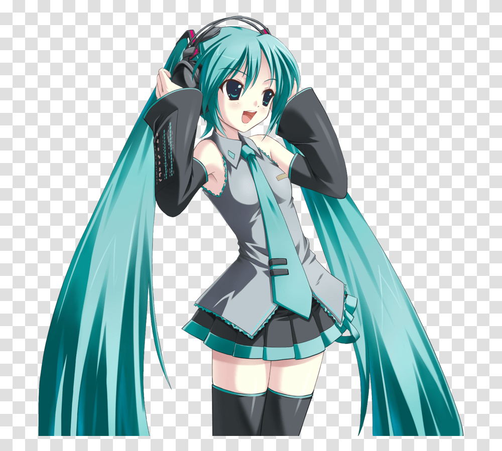 Why Is This Girl Taking A Slice Of Bread Out Of Her Anime Hatsune Miku, Apparel, Manga, Comics Transparent Png