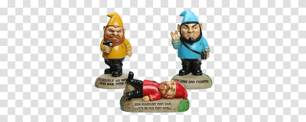 Why Is Valve's Gabe Newell Sending A Garden Gnome Into Space Star Trek Garden Gnomes, Figurine, Person, Clothing, Plant Transparent Png