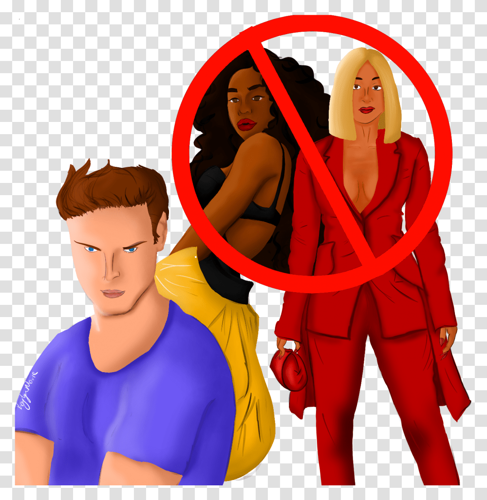 Why Men Hate Sza And Cardi B Cartoon, Person, Human, Apparel Transparent Png