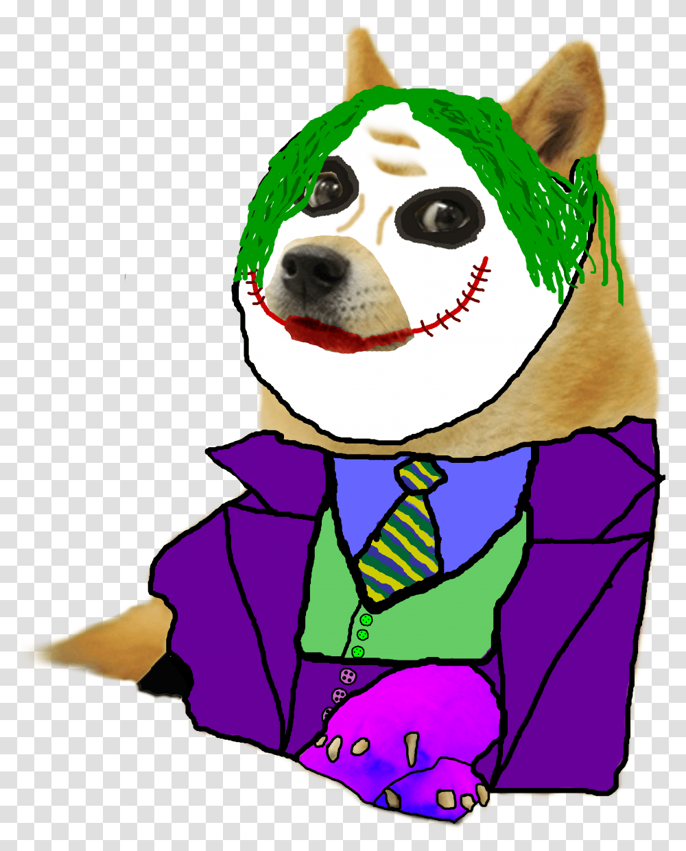 Why So Seriousretard Dogelore Cartoon, Person, Performer, Face, Costume Transparent Png