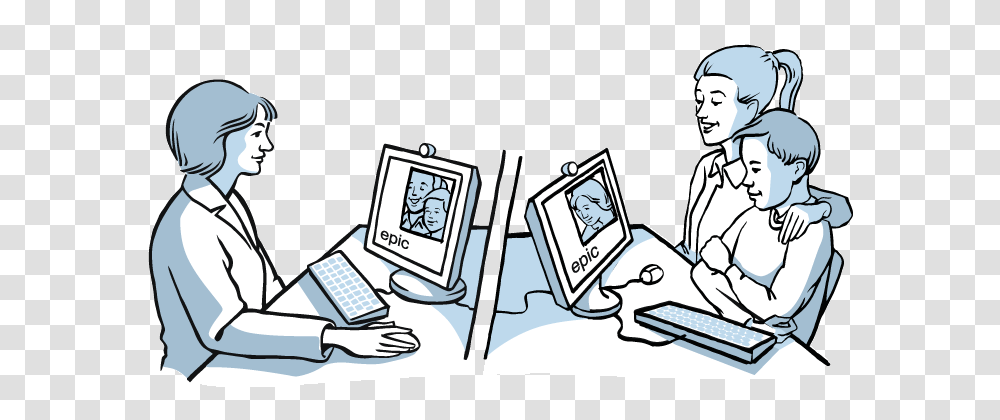Why We Test Our Teletherapy Partners, Person, Drawing, Computer Keyboard, Electronics Transparent Png