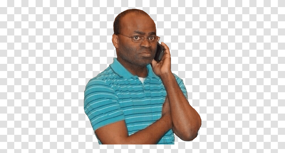 Why Wont People Die By Markodarko549 Meme Center Black Guy With Cell Phone, Person, Clothing, Face, Electronics Transparent Png