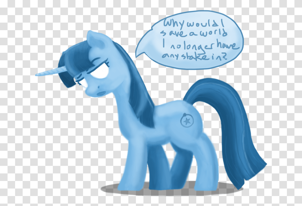 Why Woul Twilight Sparkle Pony Doctor Manhattan Blue Dr Manhattan And Mlp, Toy, Mammal, Animal Transparent Png