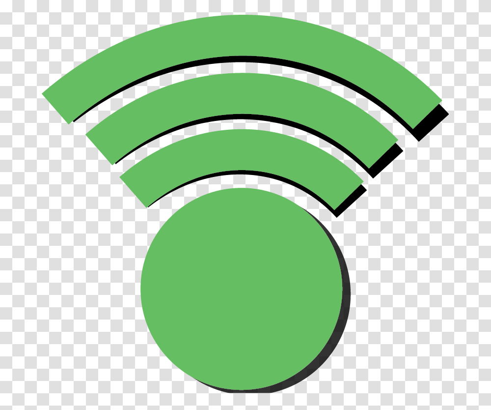 Wi Fi Icon Shadow Circle, Green, Logo, Trademark Transparent Png