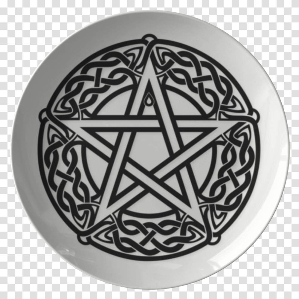 Wicca Pentacle Plate Tattoo For Chest 2020, Lamp, Star Symbol, Dish Transparent Png