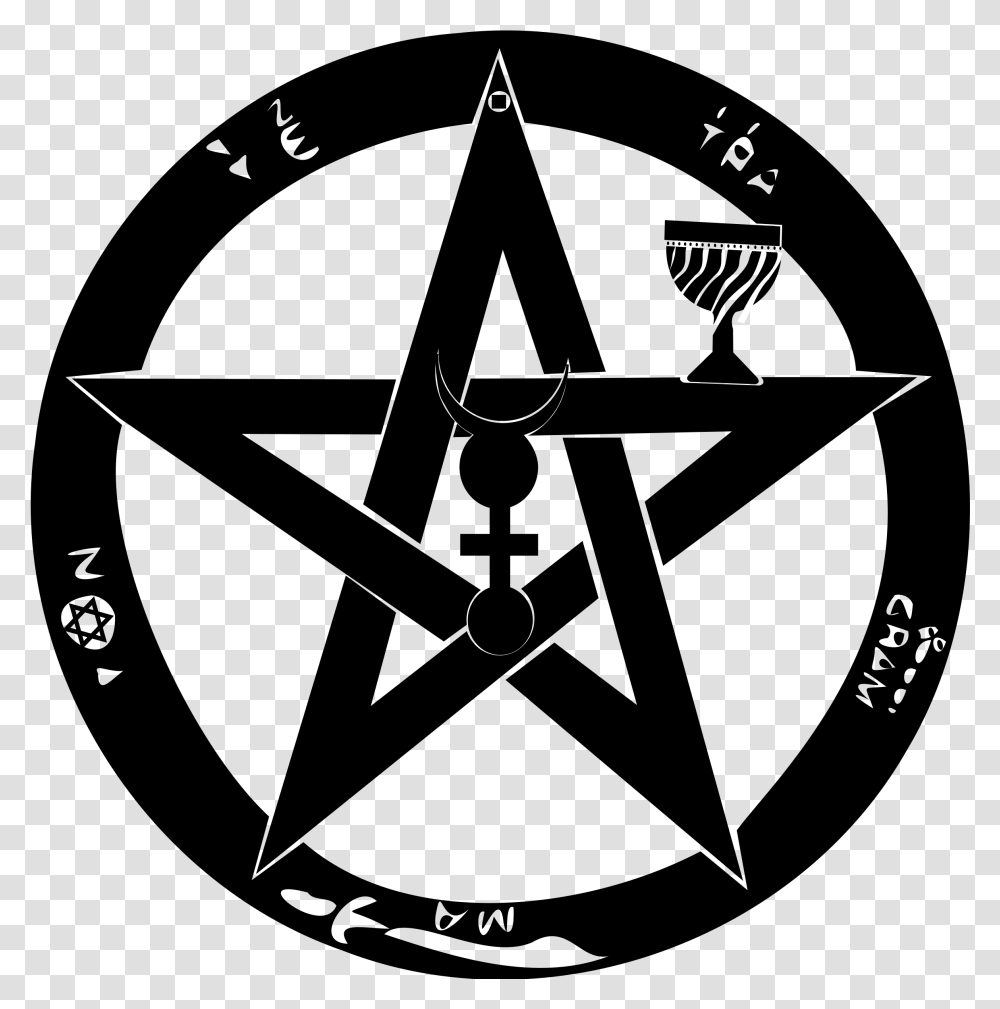 Wiccan Clipart Abe No Seimei Symbol, Outdoors, Nature, Astronomy, Gray Transparent Png