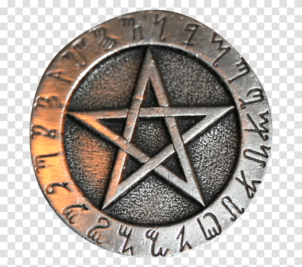 Wiccan Pentacle Runes, Wristwatch, Star Symbol, Logo Transparent Png