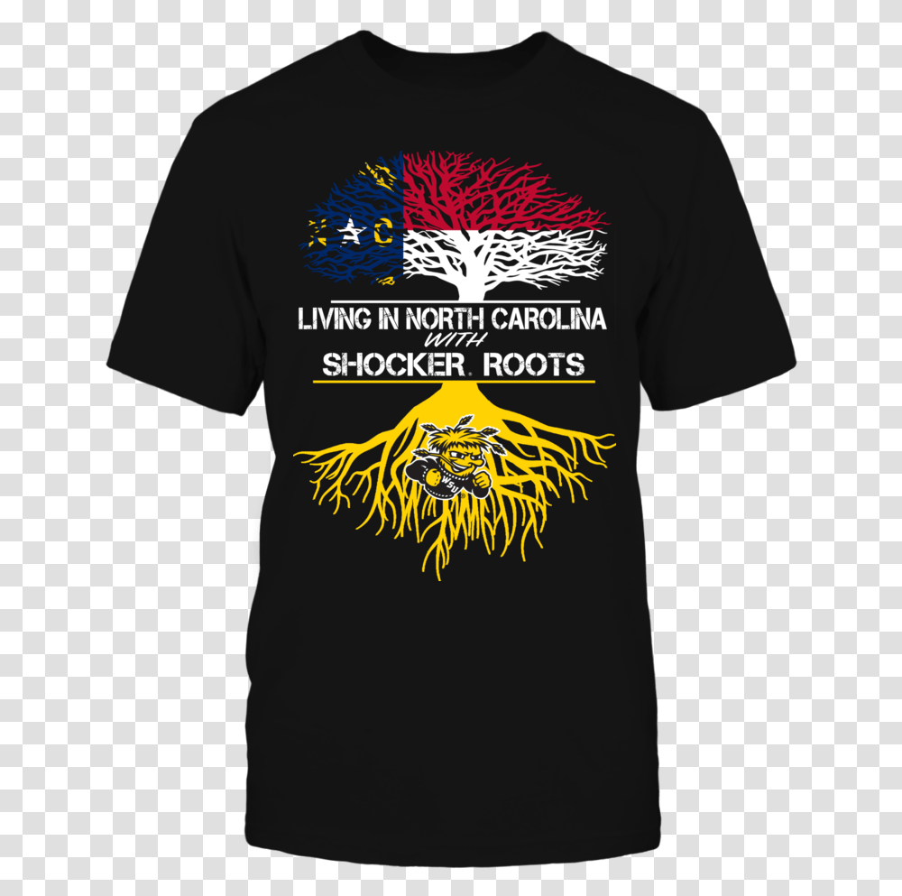 Wichita State Shockers Living In Texas With Nebraska Roots, Apparel, T-Shirt, Plant Transparent Png