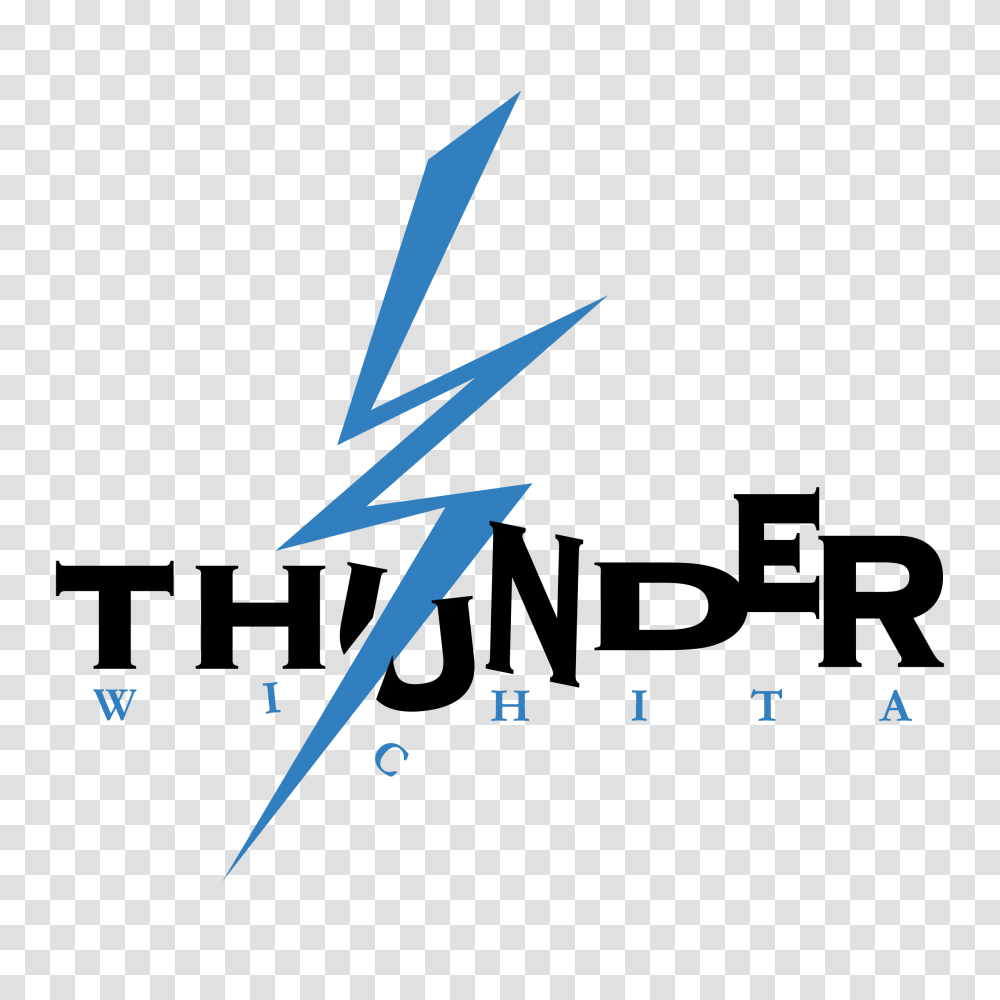 Wichita Thunder Logo Vector, Airplane, Vehicle Transparent Png