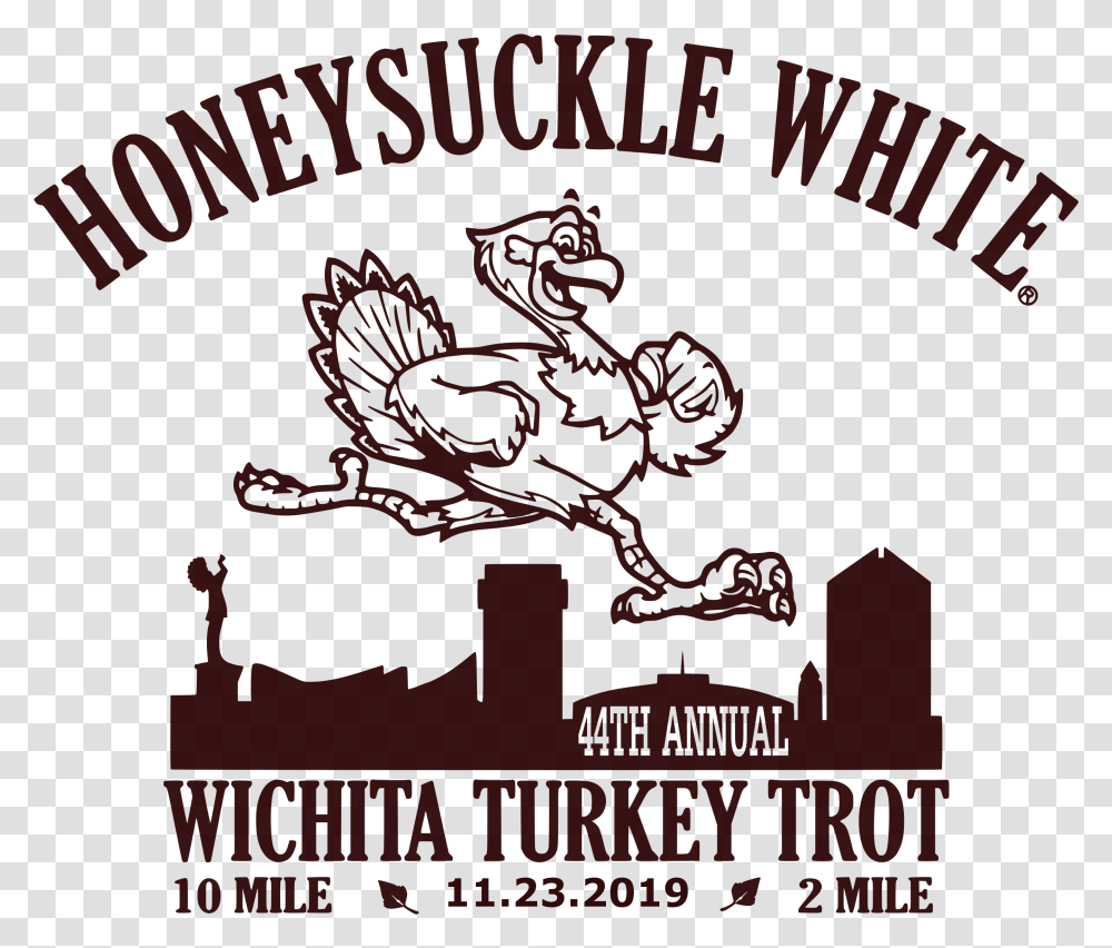 Wichita Turkey Trot, Poster, Advertisement, Logo Transparent Png