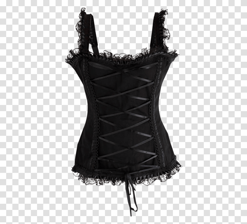 Wicked Beauty Ribbon Trimmed Top Lingerie Top, Apparel, Corset Transparent Png