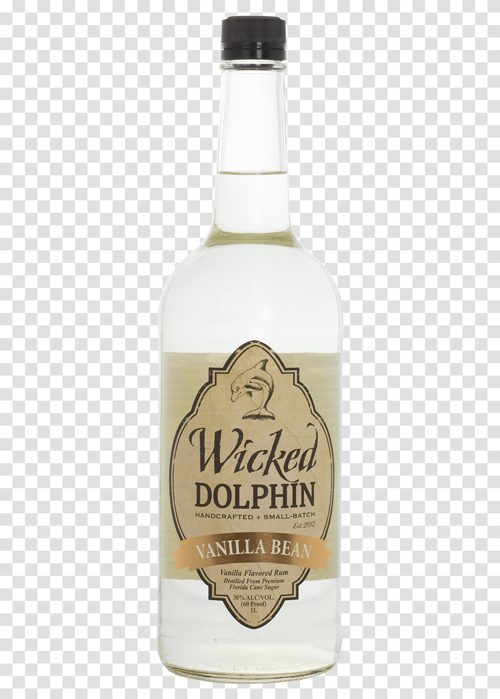 Wicked Dolphin Vanilla Rum, Liquor, Alcohol, Beverage, Drink Transparent Png