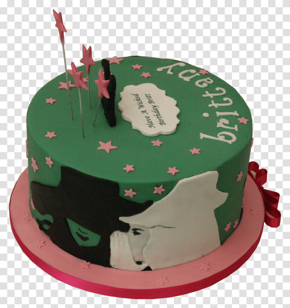 Wicked Silhouette Cake Birthday Cake, Dessert, Food Transparent Png