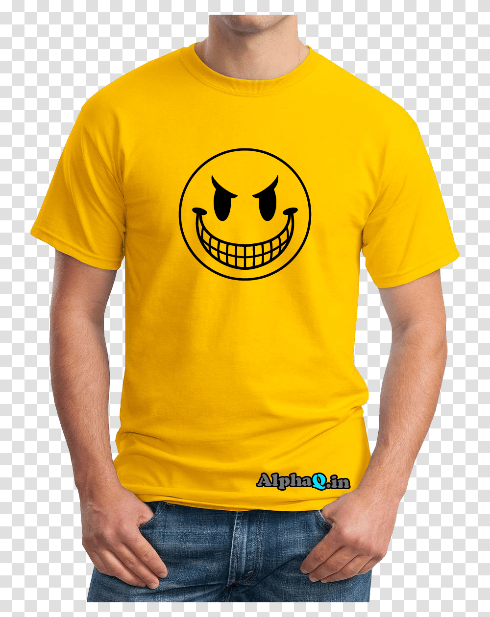 Wicked Smile Emoji, Apparel, T-Shirt, Sleeve Transparent Png