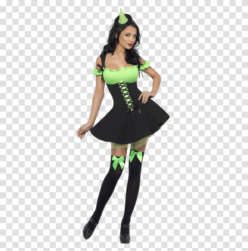 Wicked Witch Mujer Disfraces En Pareja, Apparel, Person, Corset Transparent Png