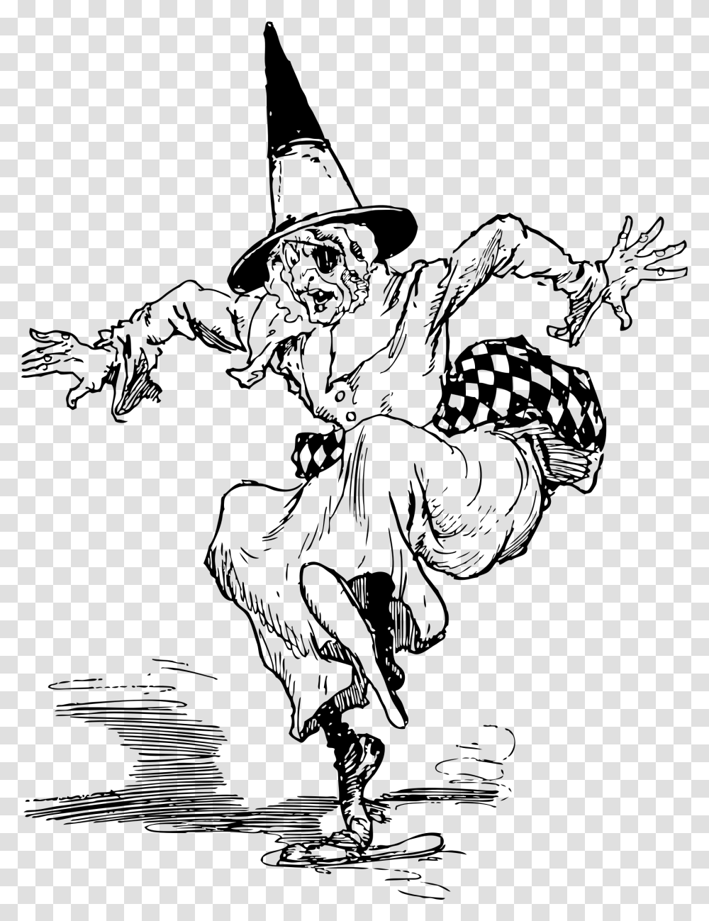 Wicked Witch Of The West The Wizard Wicked Witch Of Wicked Witch Of The West Illustration, Gray, World Of Warcraft Transparent Png