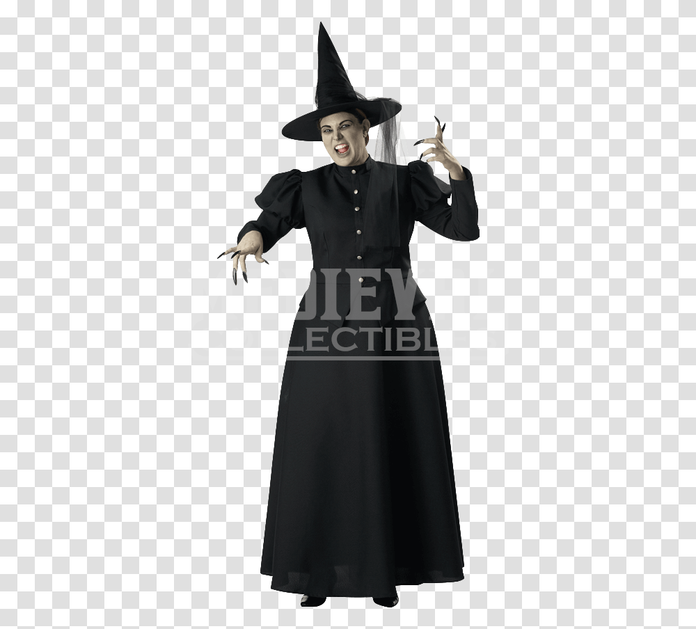 Wicked Witch Witch Costume, Person, Hat, Performer Transparent Png