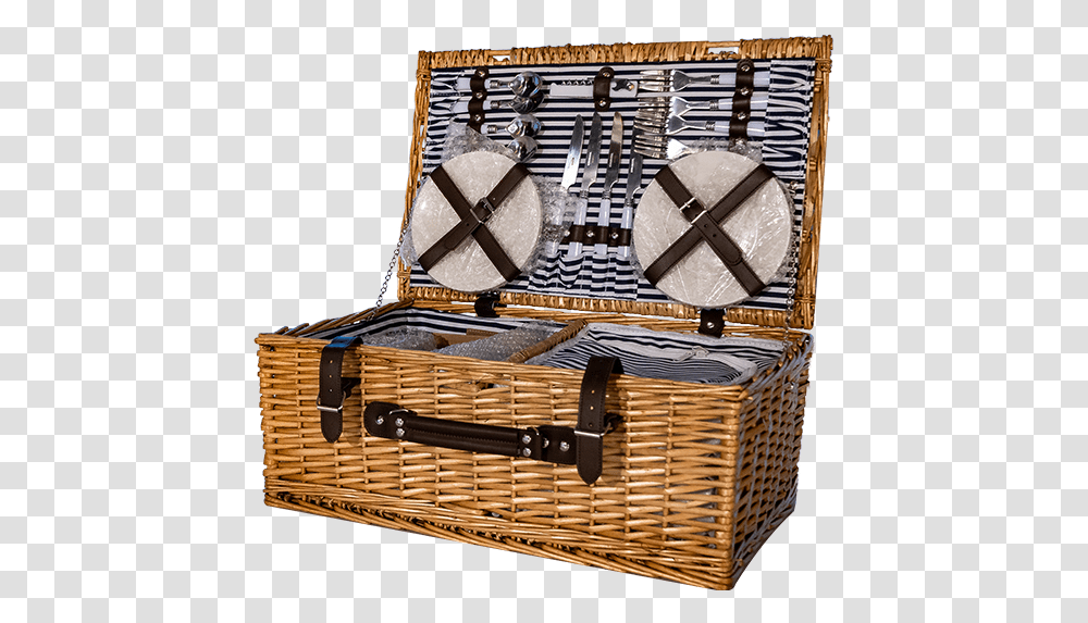 Wicker, Basket, Treasure, Luggage, Box Transparent Png