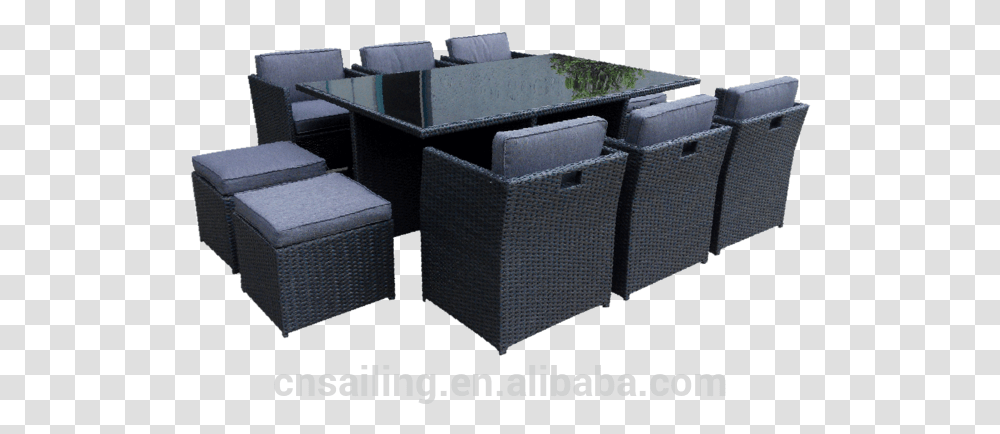 Wicker, Furniture, Box, Chair, Ottoman Transparent Png