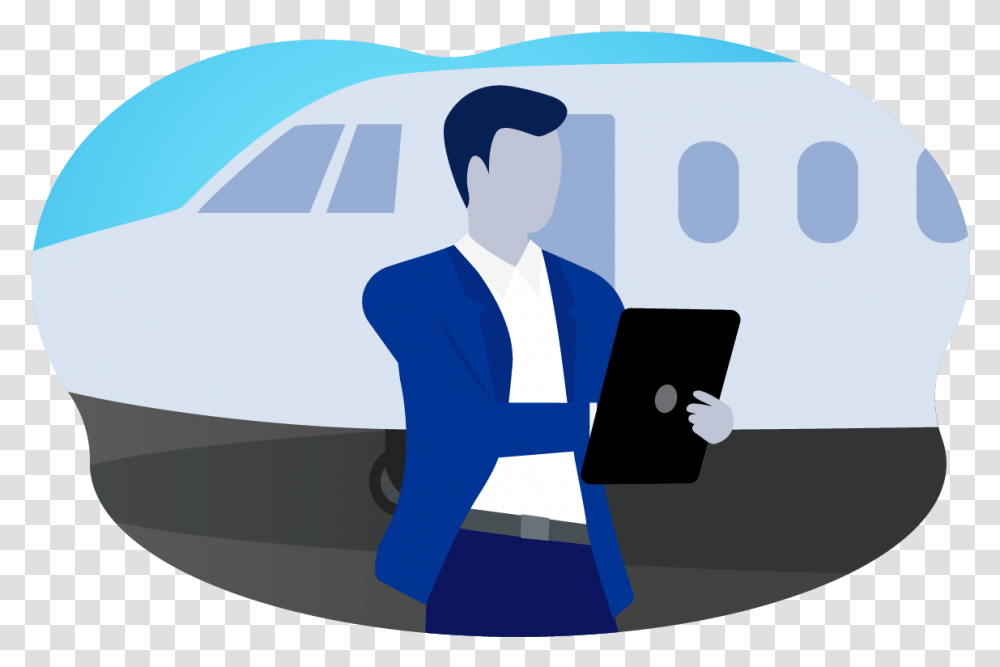 Wide Body Aircraft, Person, Human Transparent Png