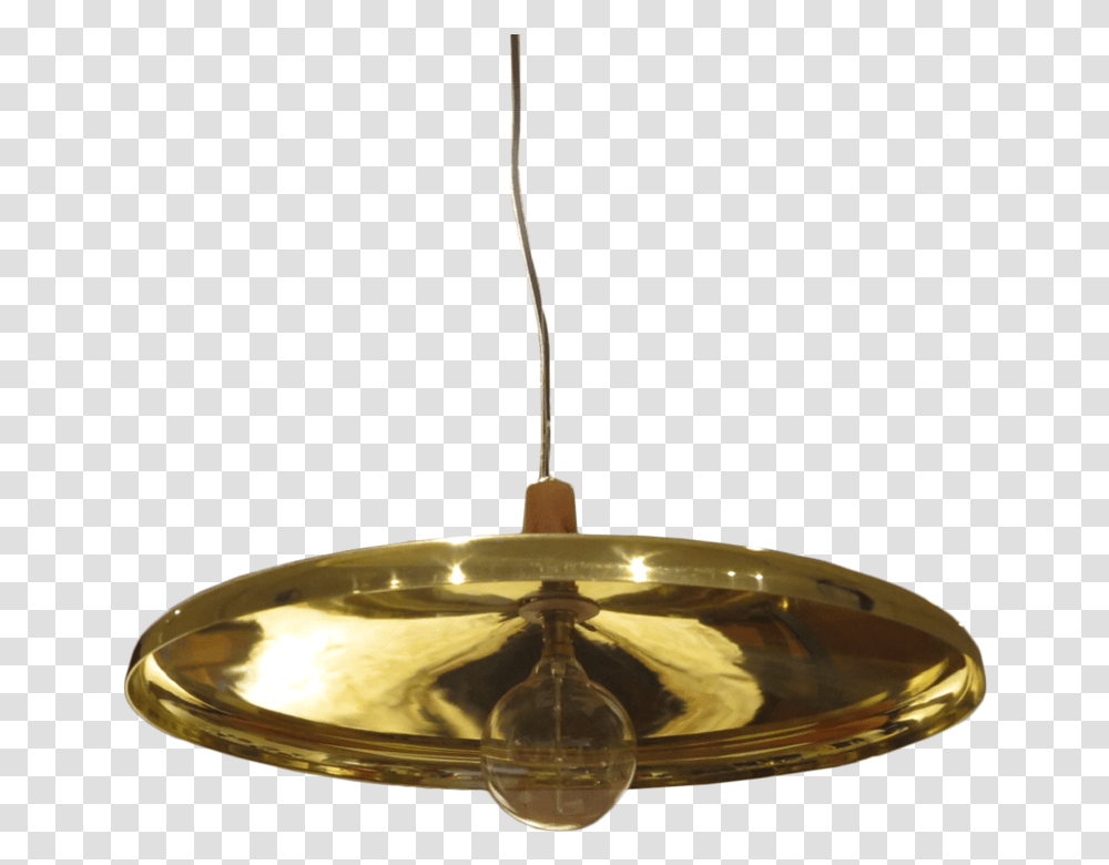 Wide Brass Pendant Light Download, Lamp, Lampshade, Light Fixture, Bronze Transparent Png