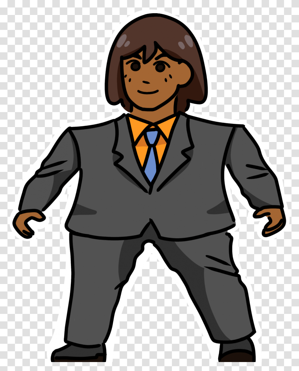 Wide Kel That I Also Set As My Discord Icon Omori Gentleman, Suit, Overcoat, Clothing, Apparel Transparent Png