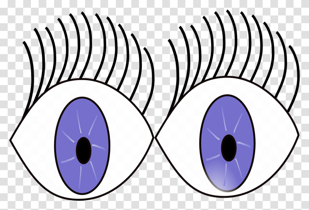 Wide Open Eyes Cartoon Eyes Wide Open Clipart, Disk, Screw, Machine, Tape Transparent Png