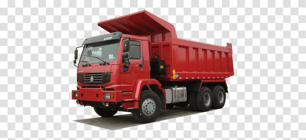 Widely Used Sinotruck Howo Hino Dump Truck 20 50ton Dump Truck Red, Vehicle, Transportation, Trailer Truck, Fire Truck Transparent Png