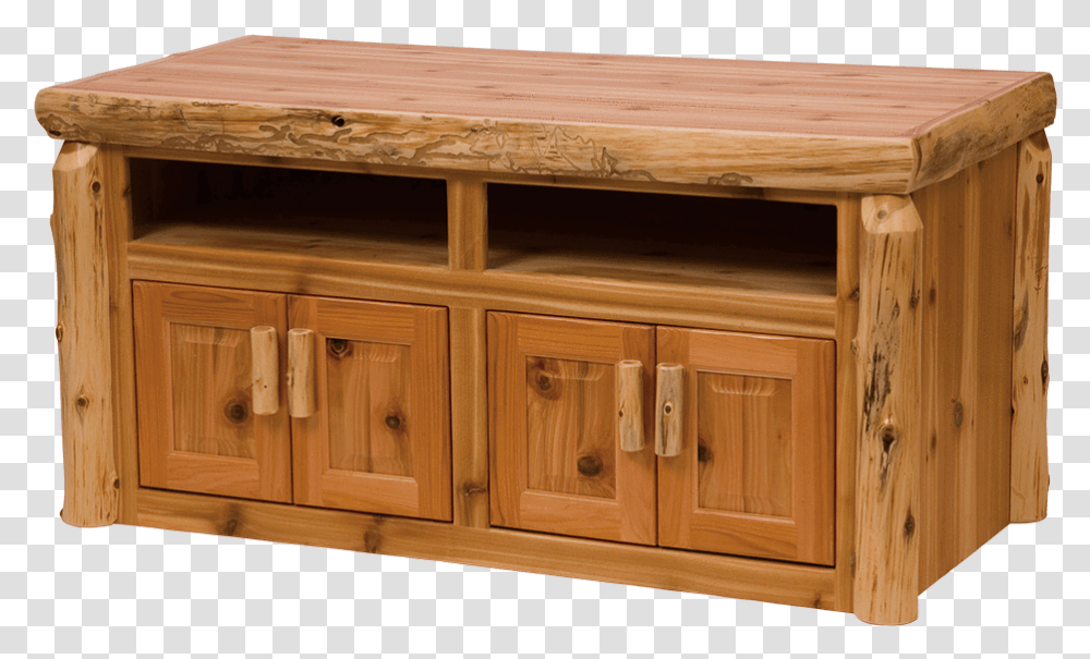 Widescreen Bars Log Cabin Style Tv Stand, Furniture, Sideboard, Cabinet, Drawer Transparent Png