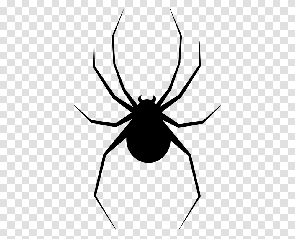 Widow Spiders Silhouette Spider Web Arthropod, Gray, World Of Warcraft Transparent Png