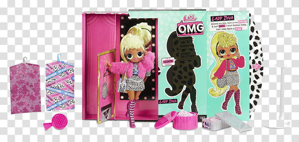 Width 482Height Lol Surprise Omg Dolls, Toy, Barbie, Figurine, Purse Transparent Png