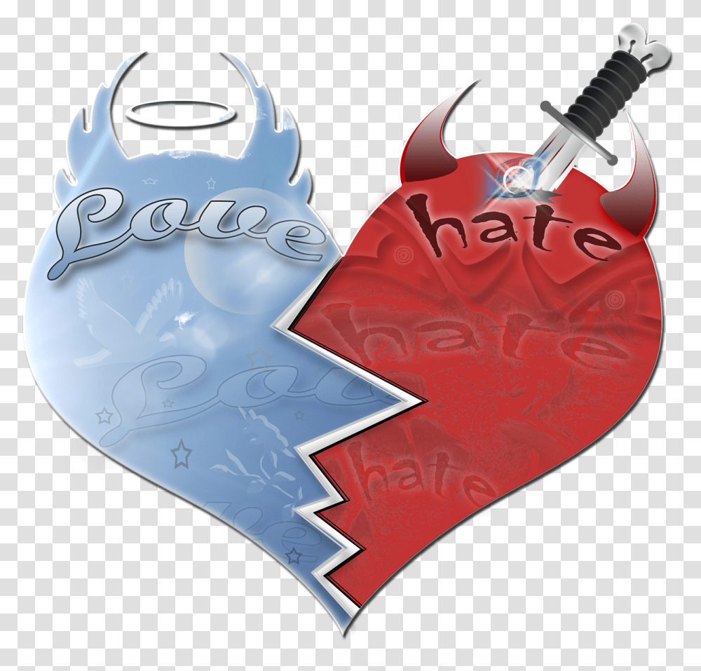 Width 503height Love And Hate Heart, Bag, Recycling Symbol Transparent Png