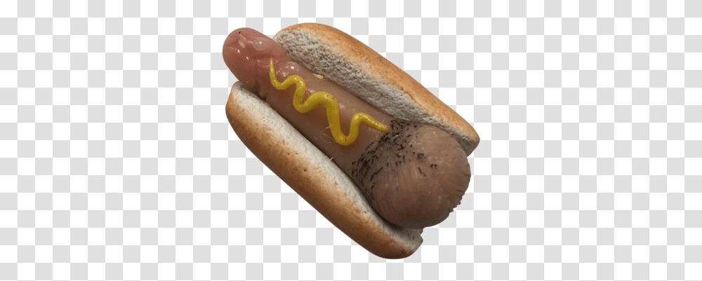Wiener Dog Pin Penis With Mustard And Ketchup, Hot Dog, Food Transparent Png