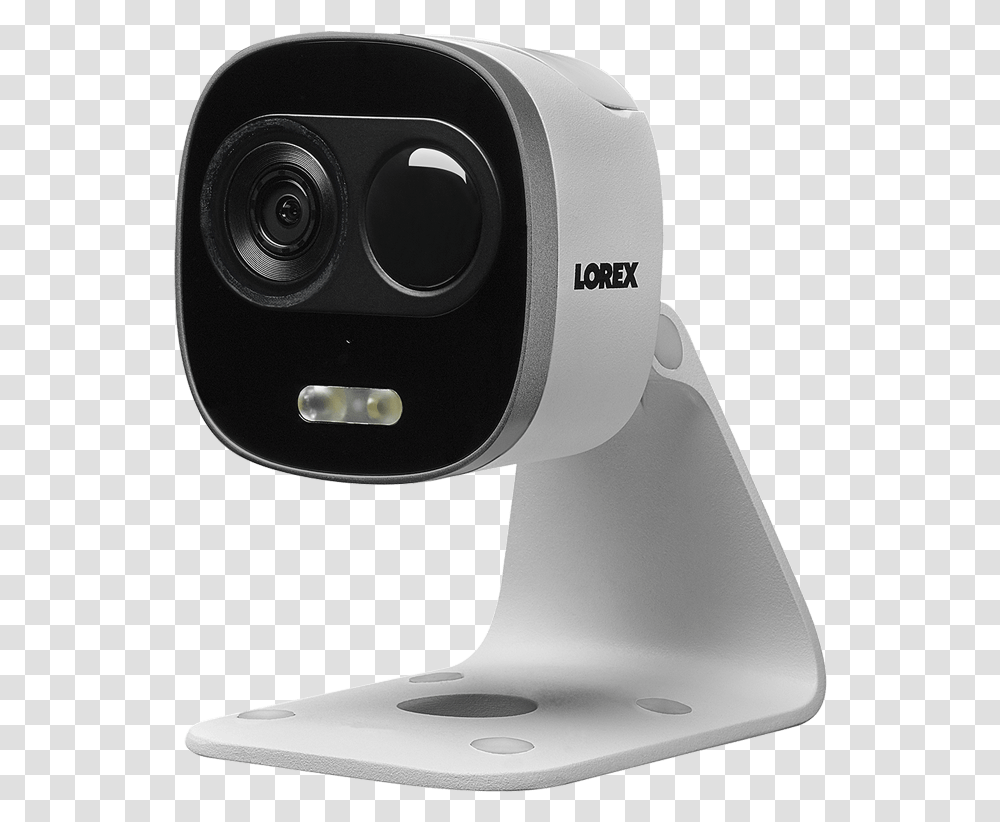 Wifi Hd Outdoor Camera With Motion Activated Bright White Lorex Security Camera, Electronics, Webcam Transparent Png