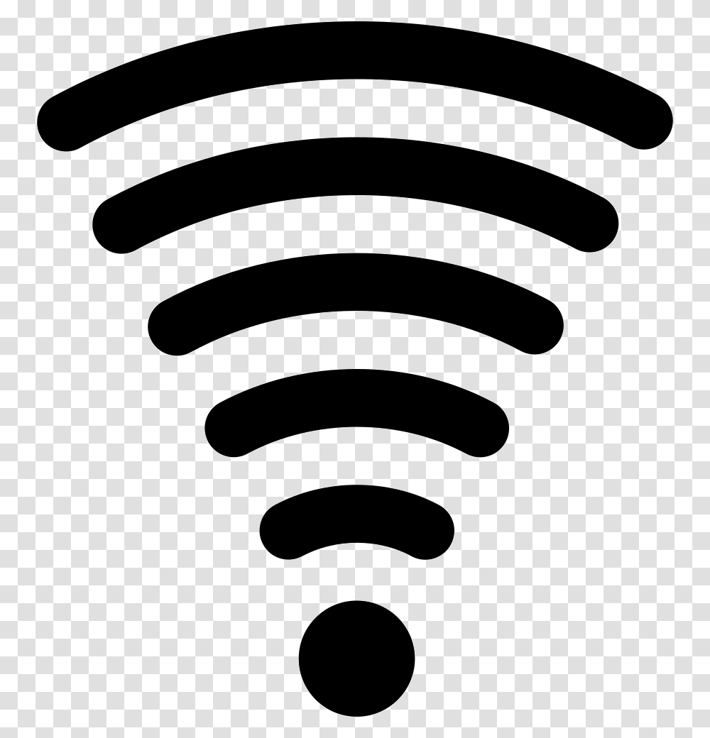 Wifi Medium Signal Symbol Icon Free Download, Apparel, Spiral, Silhouette Transparent Png
