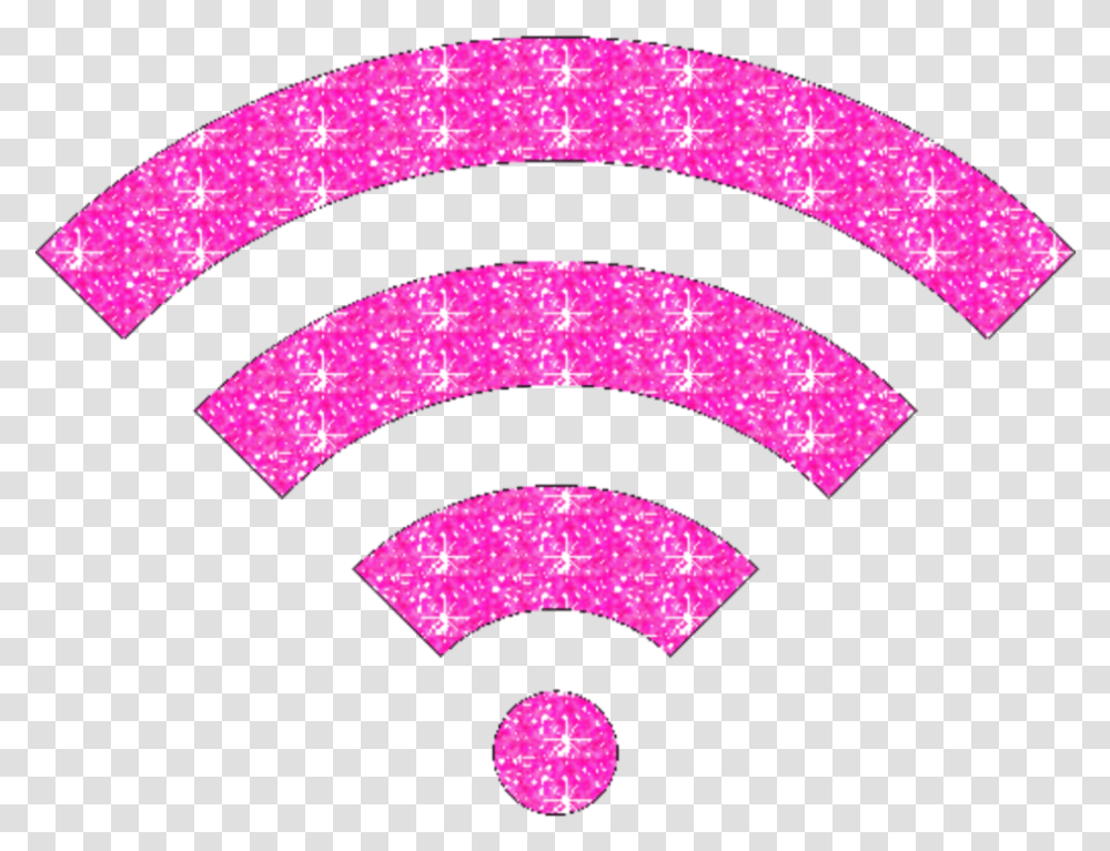 Wifi Pink Glitter Barbie Icone Wifi Verde, Logo, Trademark Transparent Png