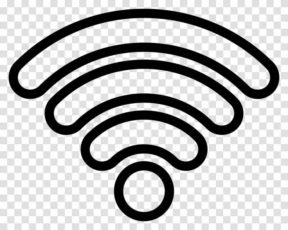 Wifi Signal Outline Wifi Outline, Spiral, Logo, Trademark Transparent Png