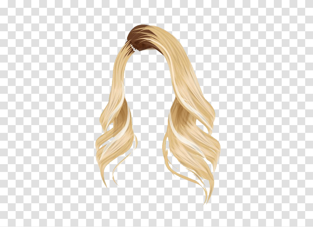 Wig Brown Color Stardoll Hair Human Hq Blonde Hair Drawing, Ponytail, Plant Transparent Png
