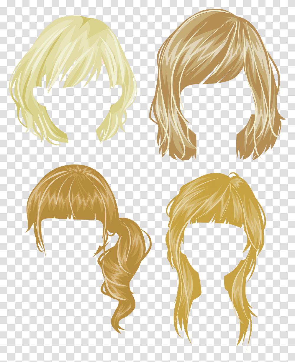 Wig Graphic Library Illustration, Hair, Text, Person, Label Transparent Png