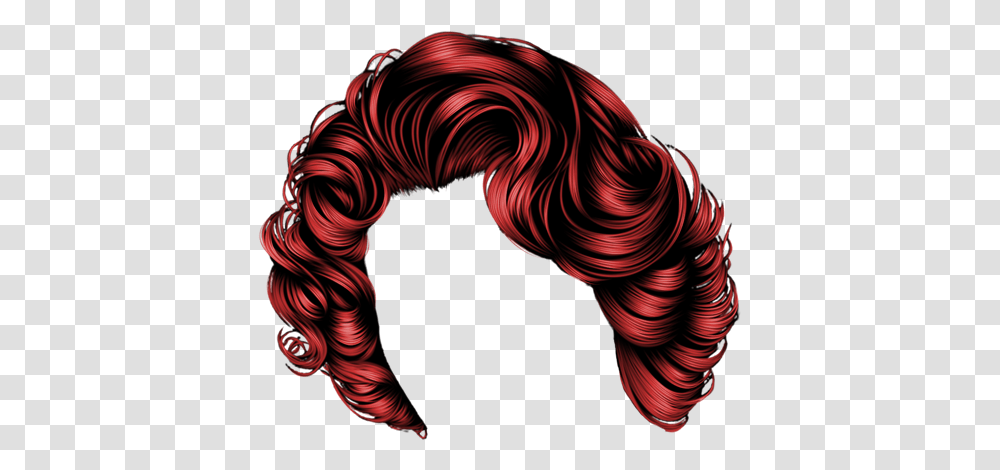 Wig Hair All Red Hair Pic Background, Graphics, Art, Person, Human Transparent Png