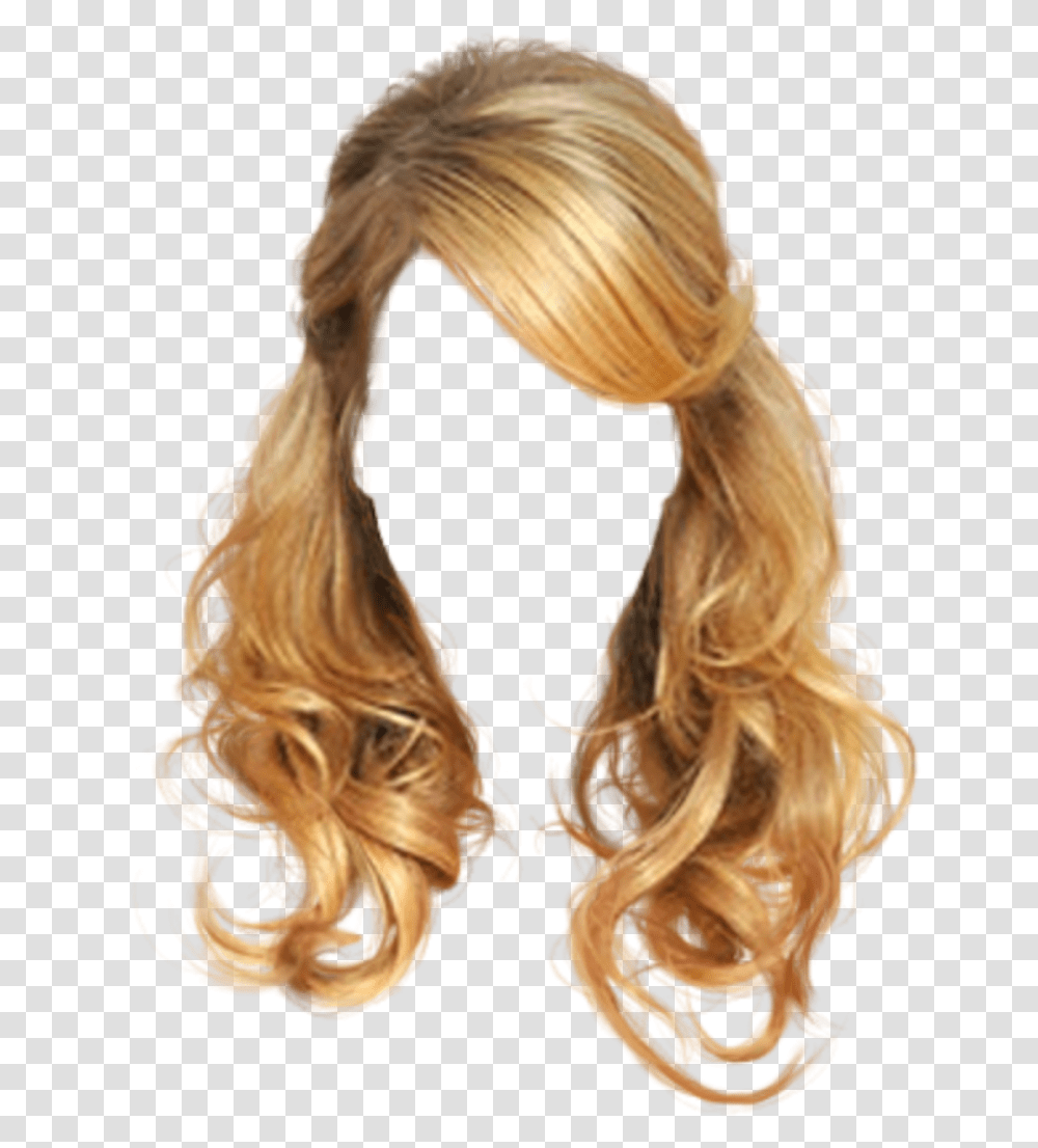 Wig Hair Blonde Girls Hair Hd, Person, Human, Apparel Transparent Png