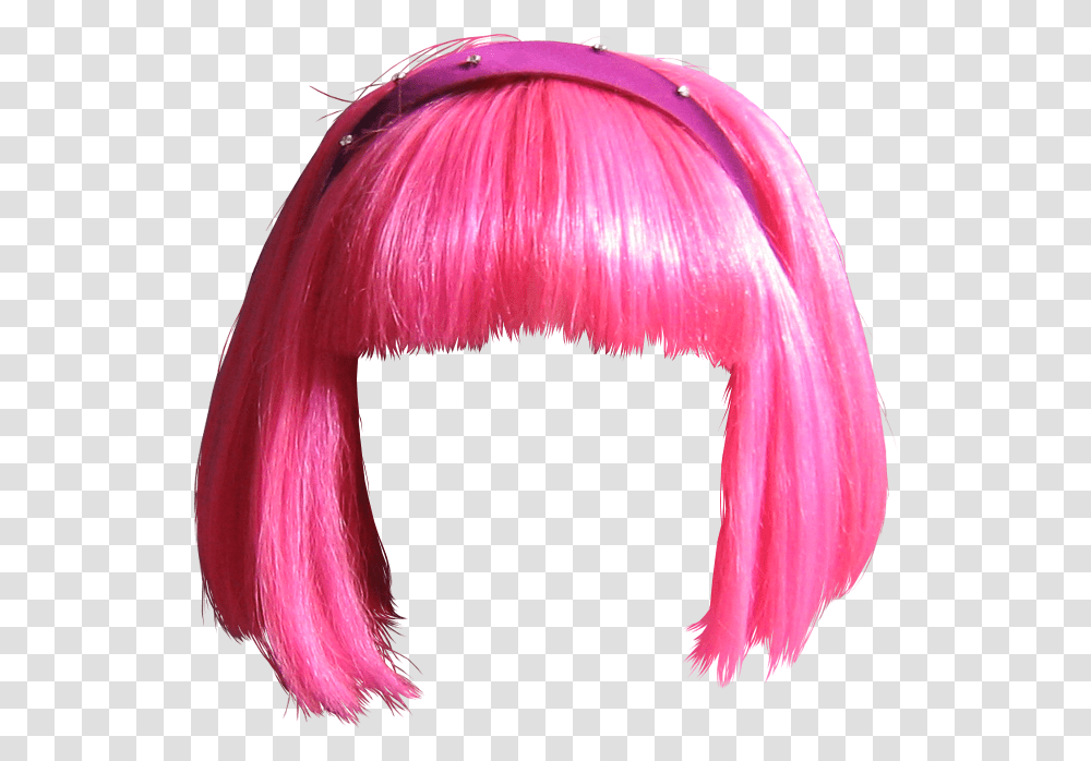 Wig Images Lazy Town Stephanie Wig, Hair, Bird, Animal Transparent Png