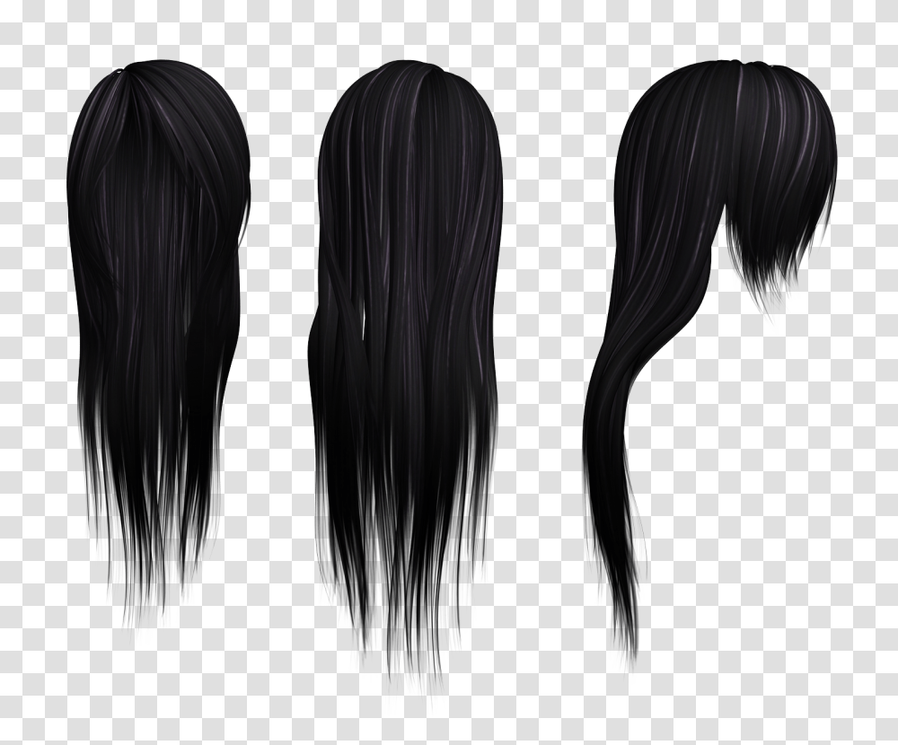 Wig, Person, Hair, Black Hair, Ponytail Transparent Png