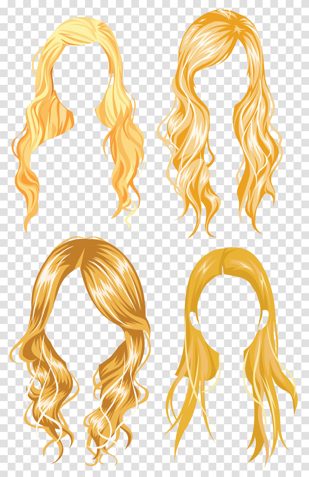Волосы парик