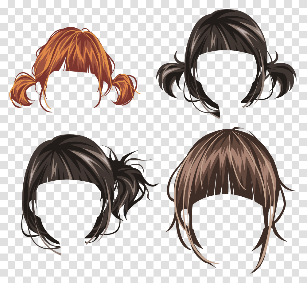 Wig, Person, Pillow, Face, Wood Transparent Png