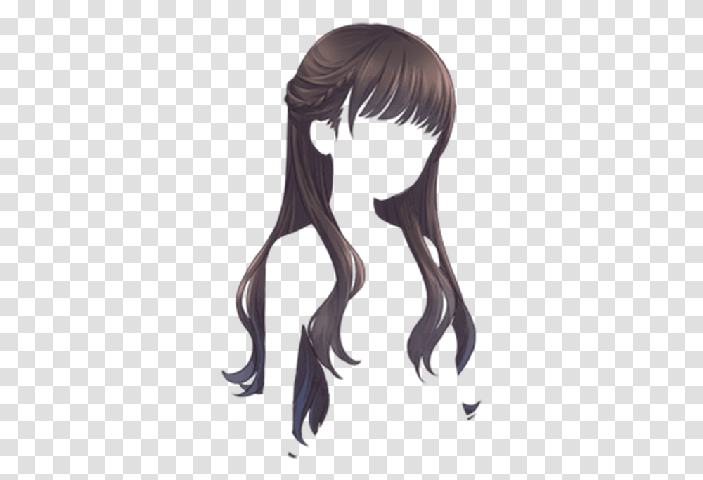 Wig Vector Fringe Hair Anime Girl Hair Drawing, Person, Art, Graphics, Dragon Transparent Png