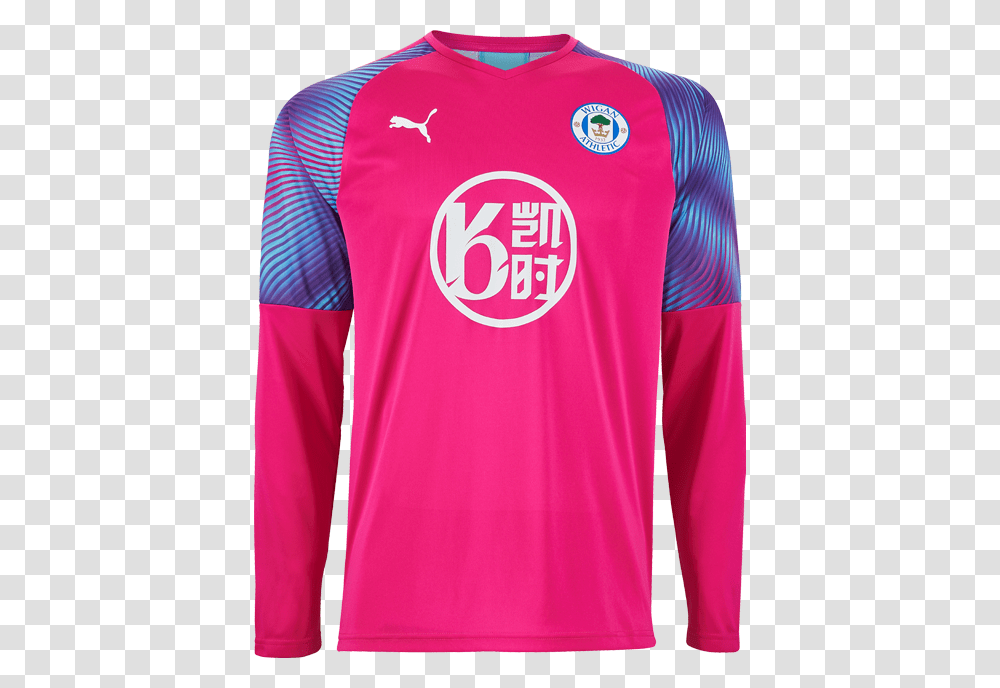 Wigan Athletic Home Kit, Apparel, Shirt, Sleeve Transparent Png