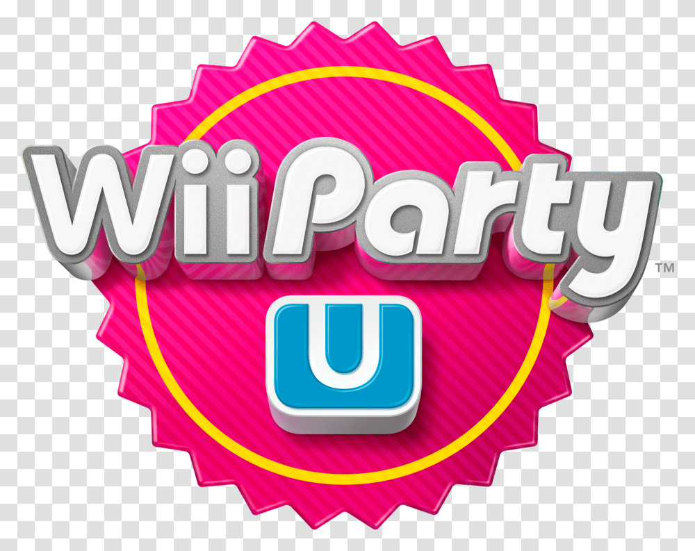 Wii Party U Logo, Label Transparent Png